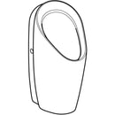 Geberit preda urinal waterless wall-hung unit commercial toilet