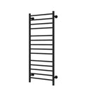 Reina Arnage Electric Straight Heated Towel Rail - 1200x500mm - Matt Black DE-ARG1205K