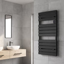 Reina Gia Electric Heated Towel Rail - 1120mm x 550mm - Black