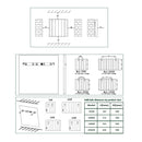 Reina Maia Horizontal Electric Designer Radiator - 500x544mm - White DE-MAA100HW