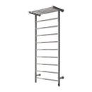 Reina Maira Electric Heated Towel Rail - 1190x500mm - Polished Stainless Steel DE-MAR1195C