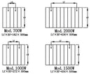 Reina Nika Horizontal Electric Designer Radiator - 500x544mm - White DE-NIK100HA