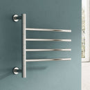 Reina Rance Electric Designer Heated Towel Rail - 455x500mm - Polished Stainless Steel DE-RNC4550P
