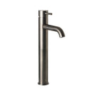 JTP Vos Single Lever Tall Basin Mixer Tap with Designer Handle - Brushed Black DH27009ABBL