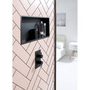 JTP Vos 2 Outlet Thermostatic Concealed Shower Valve with Designer Handle - Brushed Black DH27671ABBL