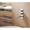 JTP Florence 2 Outlet Thermostatic Concealed Shower Valve with Spout and Designer Handle - Chrome
