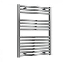 Reina Diva Curved Electric Towel Rail - 800mm x 600mm - Chrome