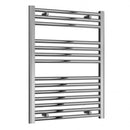 Reina Diva Flat Electric Towel Rail - 800mm x 600mm - Chrome