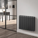 Reina Aron Smart Wifi Electric Radiator - 570x720mm - Black EAON072K