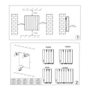 Reina Aron Smart Wifi Electric Radiator - 570x720mm - Black EAON072K