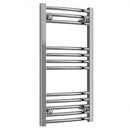 Reina Capo Curved Electric Towel Rail - 800mm x 500mm - Chrome