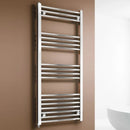 Reina Capo Curved Electric Towel Rail - 1200mm x 400mm - Chrome