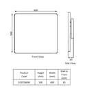 Reina Odet Ceramic Core WiFi Electric Radiator - 500mm x 600mm - White