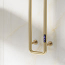 Reina Pelmo Electric Designer Heated Towel Rail - 1500mm x 200mm - Brushed Brass