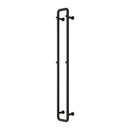 Reina Pelmo Electric Designer Heated Towel Rail - 1500x200mm - Matt Black EPLOK