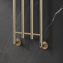 Reina Solara Electric Designer Heated Towel Rail - 1500mm x 400mm - Brushed Brass