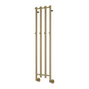 Reina Solara Electric Designer Heated Towel Rail - 1500x400mm - Brushed Brass ESLRB