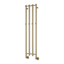 Reina Solara Electric Designer Heated Towel Rail - 1500mm x 400mm - Brushed Brass
