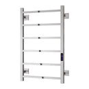 Reina Velino Electric Designer Towel Rail - 800x500mm - Polished Stainless Steel EVLN080C