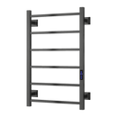 Reina Velino Electric Designer Towel Rail - 800mm x 500mm - Gun Metal