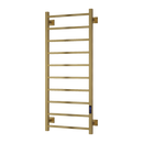 Reina Velino Electric Designer Towel Rail - 1200mm x 500mm - Brushed Brass