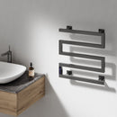 Reina Vispa Electric Designer Towel Rail - 510mm x 500mm - Gun Metal