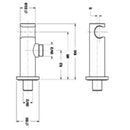 JTP Minimalist Shower Outlet Elbow Wall Support - Chrome
