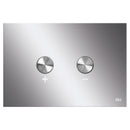 JTP Metal Pneumatic Dual Flush Plate - Chrome
