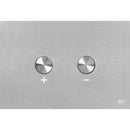 JTP Metal Pneumatic Dual Flush Plate - Stainless Steel