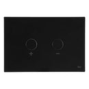 JTP Metal Pneumatic Dual Flush Plate - Matt Black