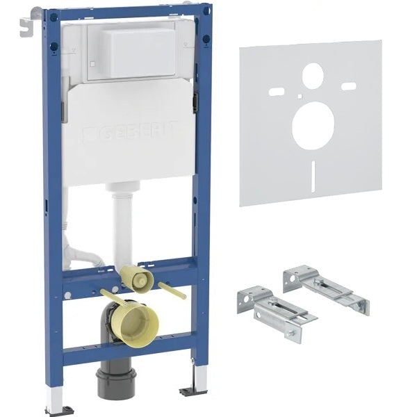 Geberit Duofix Alpha01 Wc Frame 1.12 Concealed Cistern with Brackets And Acoustic Mat 458.039.00.2