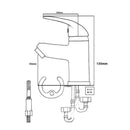 JTP Gio Single Lever Mini Basin Mixer Tap Without pop-up waste - Chrome