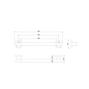 JTP Grab Rail - 486mm Wide - Red
