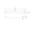 JTP Grab Rail - 690mm Wide - White