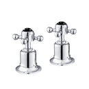 JTP Grosvenor Crosshead Panel Valves Pair Chrome - Black