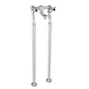 JTP Grosvenor Pinch Freestanding Bath Filler Tap - Chrome