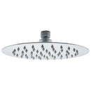 JTP Glide Ultra-Thin Round Ceiling Mounted Fixed Shower Head - 200mm Diameter - Chrome