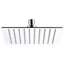JTP Glide Ultra-Thin Square Ceiling Mounted Fixed Shower Head - 200mm x 200mm - Chrome