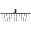 JTP Glide Ultra-Thin Square Ceiling Mounted Fixed Shower Head - 250mm x 250mm - Chrome