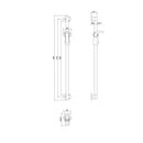 JTP Long Grab Rail With Integrated Slider - Red