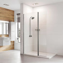 Roman Haven Select Wetroom Panel - 8mm Glass - 760mm Wide - Gunmetal Grey H8SP76CGM
