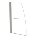 Roman Haven6 Angled Pivot Bath Screen with Towel Rail - 1500x850mm - 6mm Glass - Polished Chrome H2D1CS