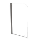 Roman Haven6 Curved Pivot Bath Screen - 1362x820mm - 5mm Glass - Polished Chrome H2D2CS