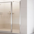 Roman Haven6 Inline Panel - 6mm Glass - 300mm Wide - Brushed Brass H3HL3CBR
