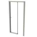 Roman Haven6 Level Access Sliding Shower Door - 6mm Glass - 1000mm Wide - Left Handed - Polished Chrome H3LEL10CS