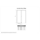Roman Haven6 Level Access Sliding Shower Door - 6mm Glass - 1000mm Wide - Left Handed - Polished Chrome H3LEL10CS