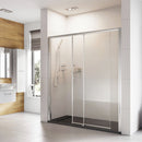Roman Haven6 Level Access Sliding Shower Door - 6mm Glass - 1000mm Wide - Left Handed - Polished Chrome H3LEL10CS