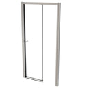 Roman Haven6 Level Access Sliding Shower Door - 6mm Glass - 1400mm Wide - Right Handed - Polished Chrome H3LER14CS