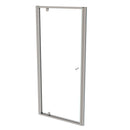 Roman Haven6 Recessed Pivot Shower Door - 6mm Glass - 900mm Wide - Polished Chrome H3P9CS