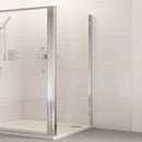 Roman Haven6 Side Panel - 6mm Glass - 760mm Wide - Polished Chrome H3R76CS
